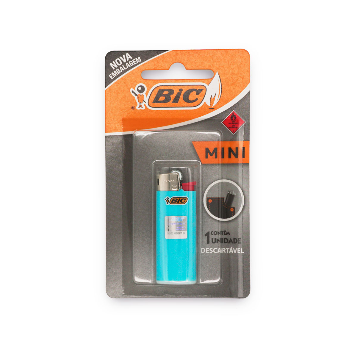 ISQUEIRO BIC MINI UNIDADE