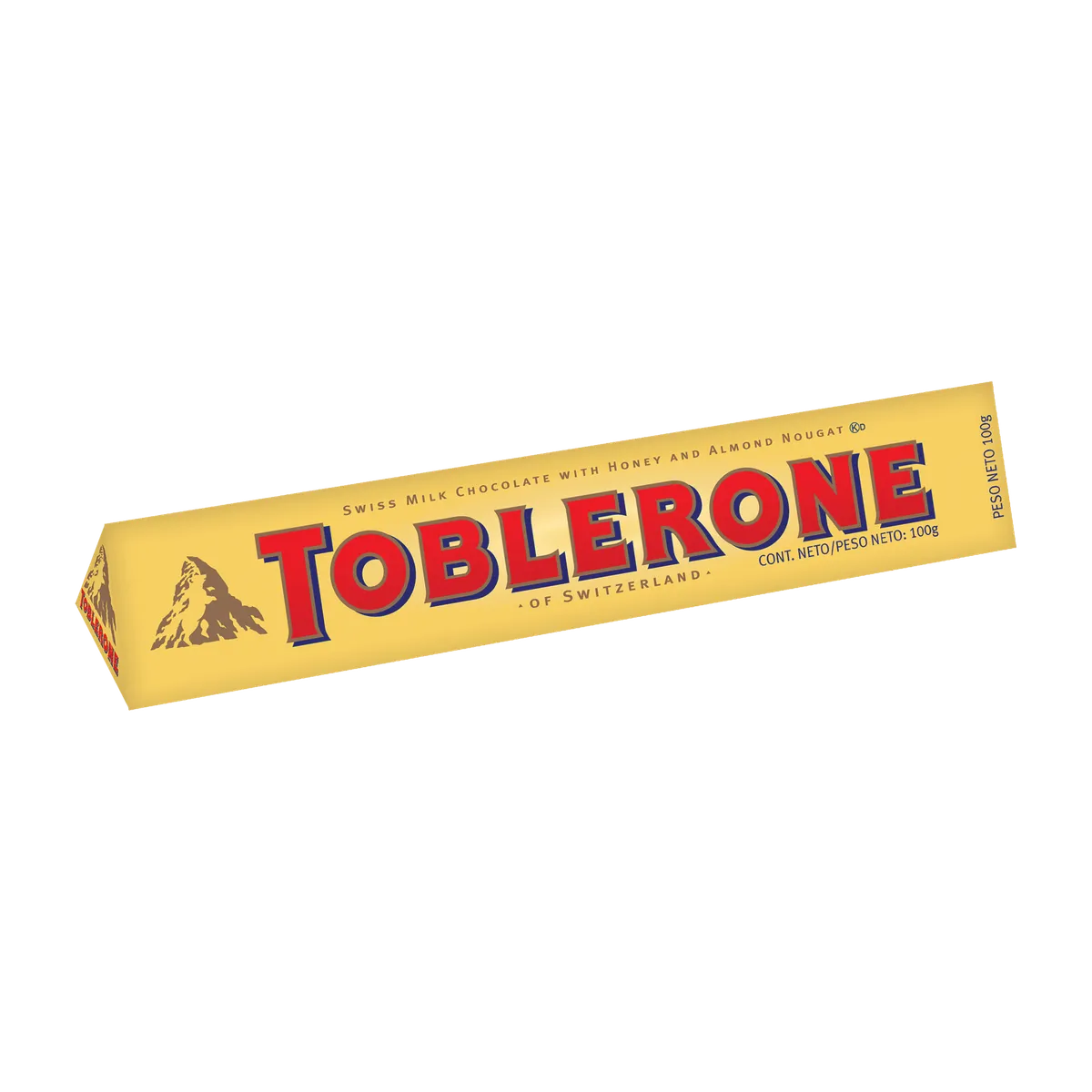 Chocolate ao Leite Nougat de Mel e Amêndoas Toblerone Caixa 100g