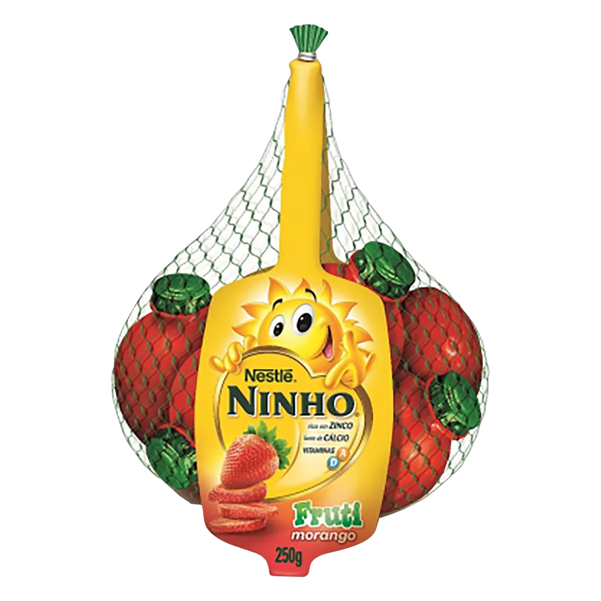 Iogurte Parcialmente Desnatado Morango Nestlé Ninho Fruti 250g