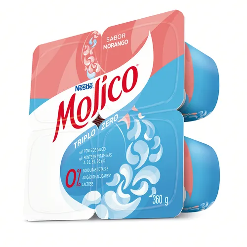 Iogurte Polpa Molico Morango 360g