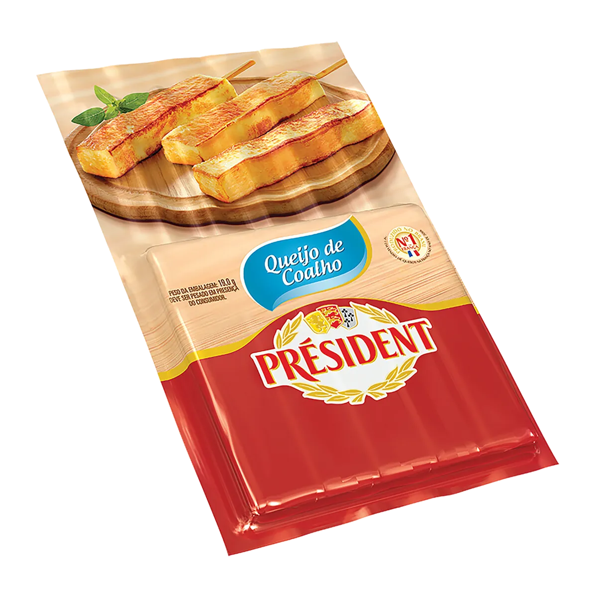 Queijo Coalho em Espeto Président Pacote 350g