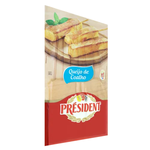 Queijo Coalho em Espeto Président Pacote 350g