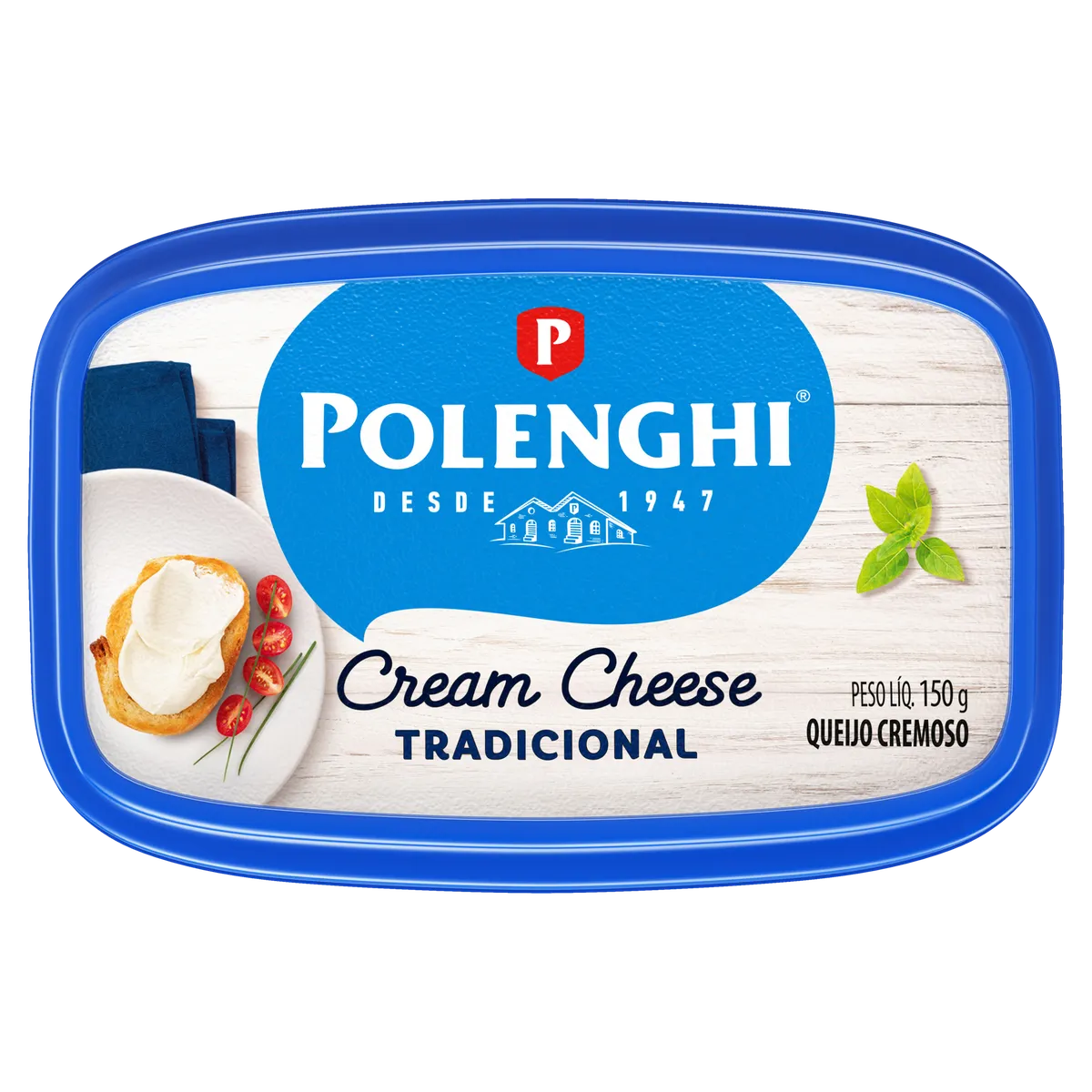 Queijo Cream Cheese Tradicional Polenghi Pote 150g