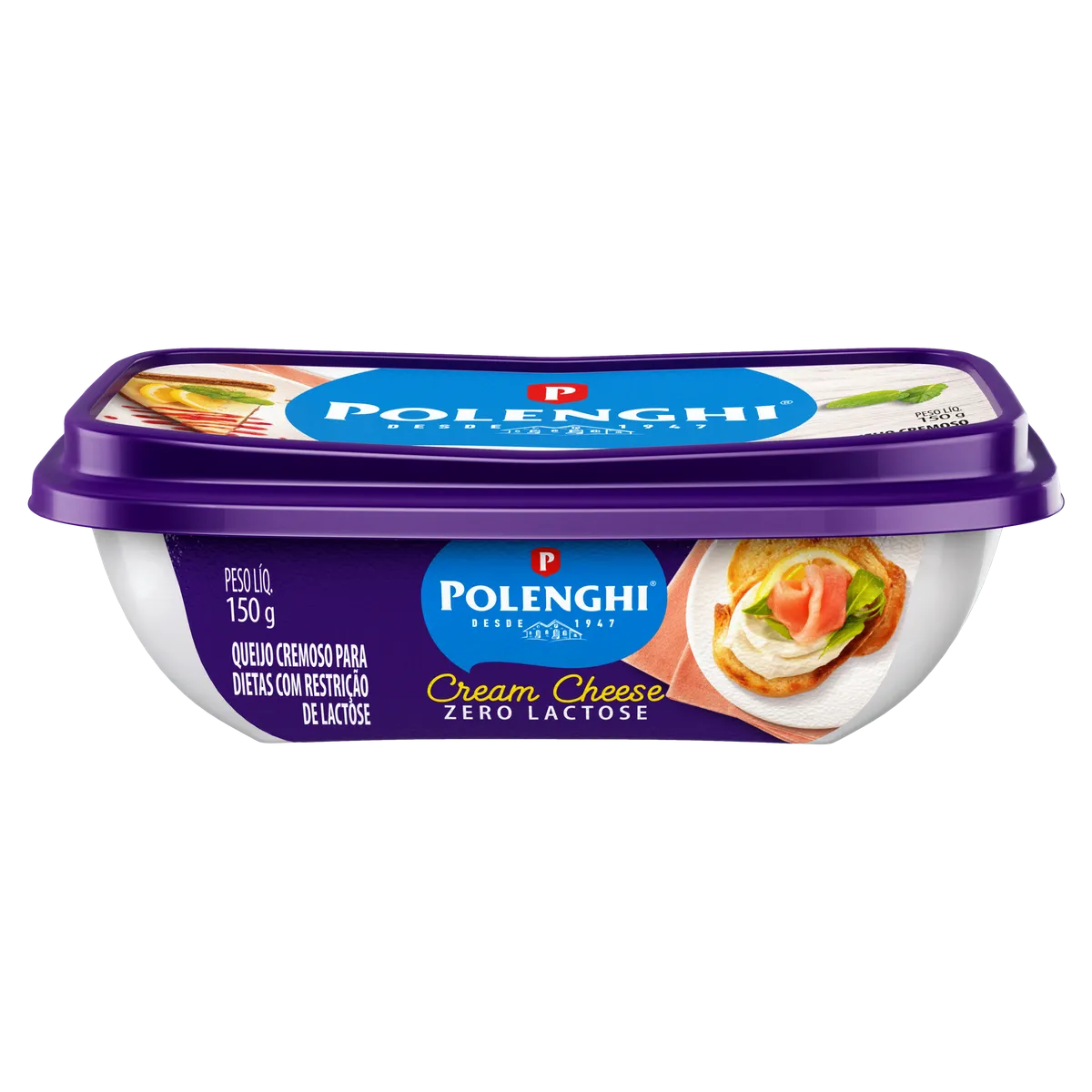 Queijo Cremoso Zero Lactose Polenghi 150g