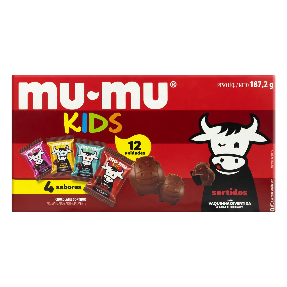 Bombom Mumu Kids Sortido 187,2g