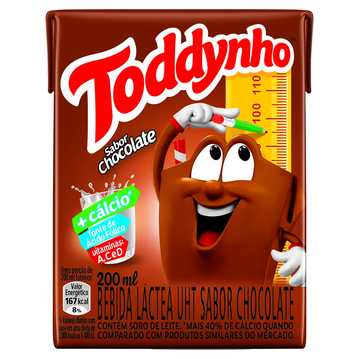 Bebida Láctea UHT Chocolate Toddynho Caixa 200ml