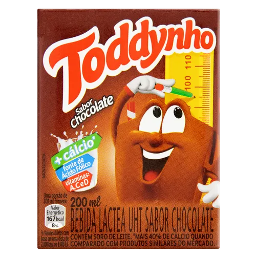 Bebida Láctea UHT Chocolate Toddynho Caixa 200ml