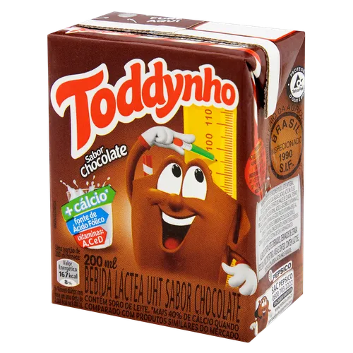 Bebida Láctea UHT Chocolate Toddynho Caixa 200ml