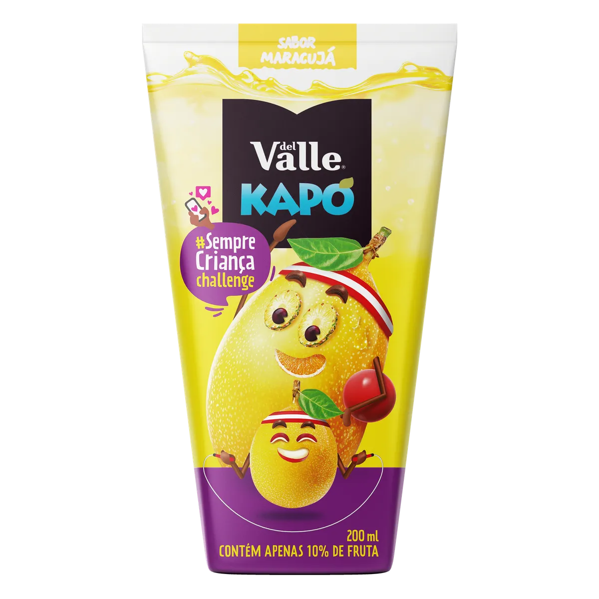 Bebida Adoçada Maracujá Del Valle Kapo Caixa 200ml