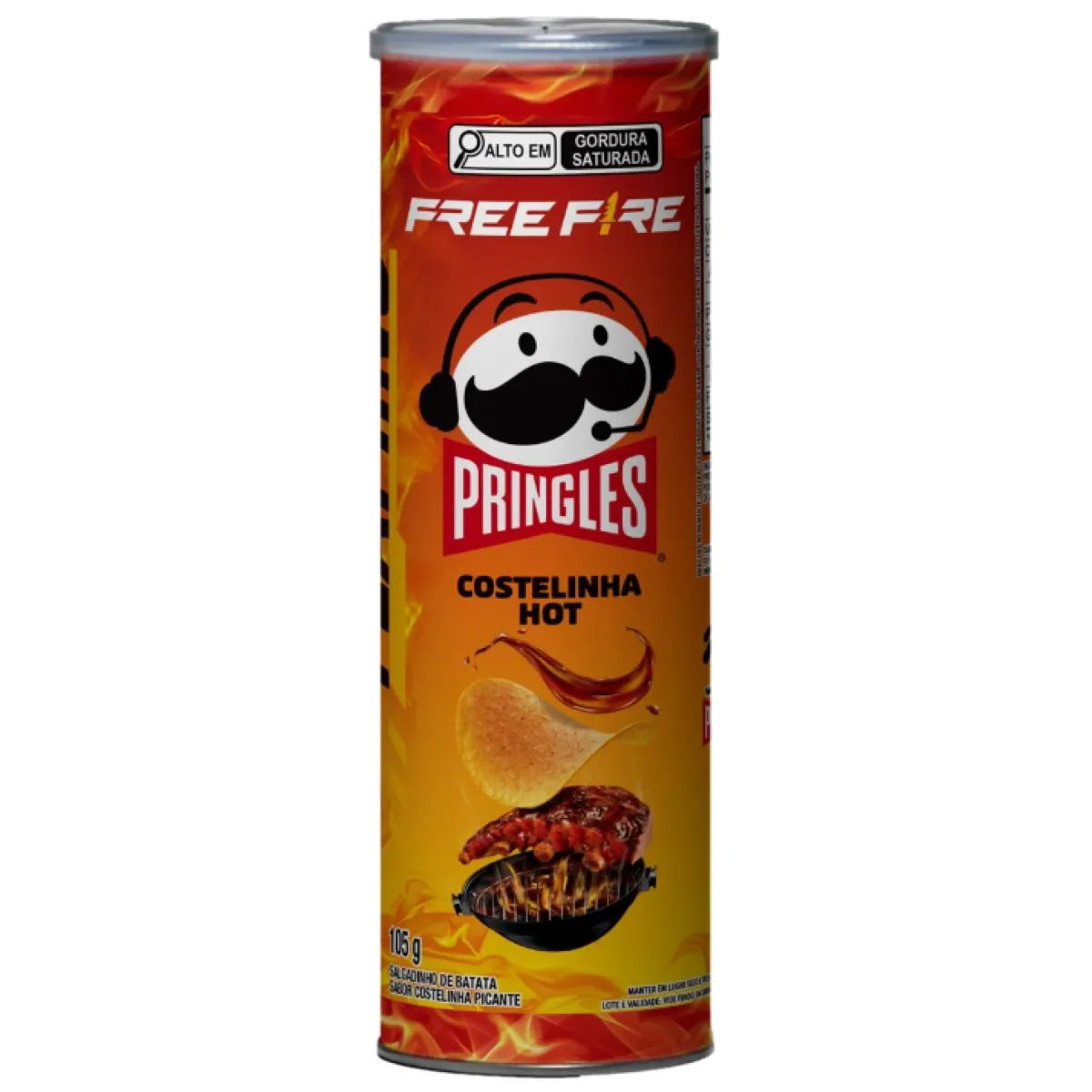 Batata Pringles Costelinha Picante 105g