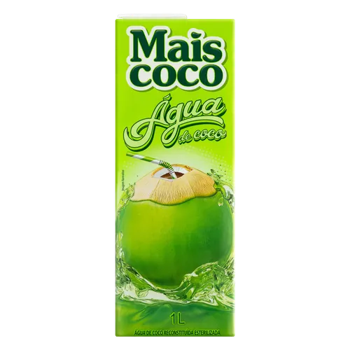 coco様 Água de Coco Esterilizada Mais Coco Caixa 1L