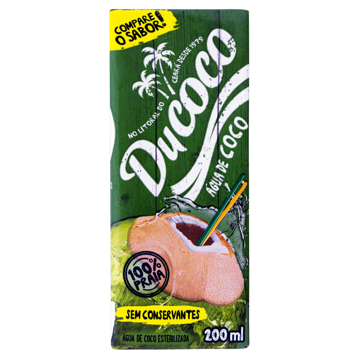Água de Coco Esterilizada Ducoco 200ml