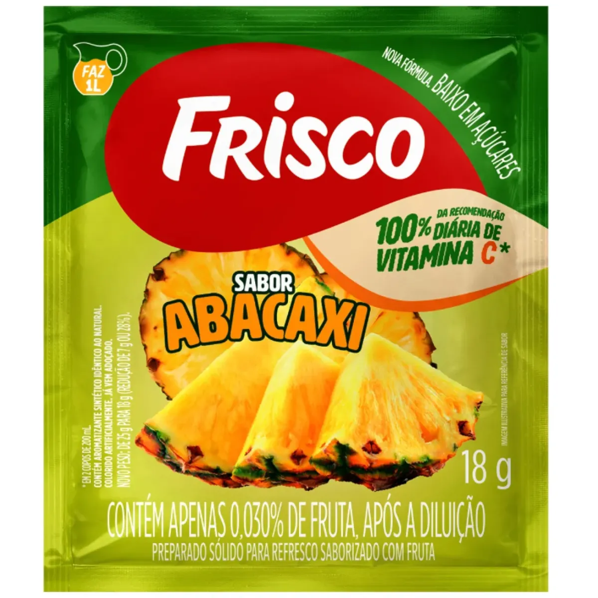 Refresco po Frisco Abacaxi 18g