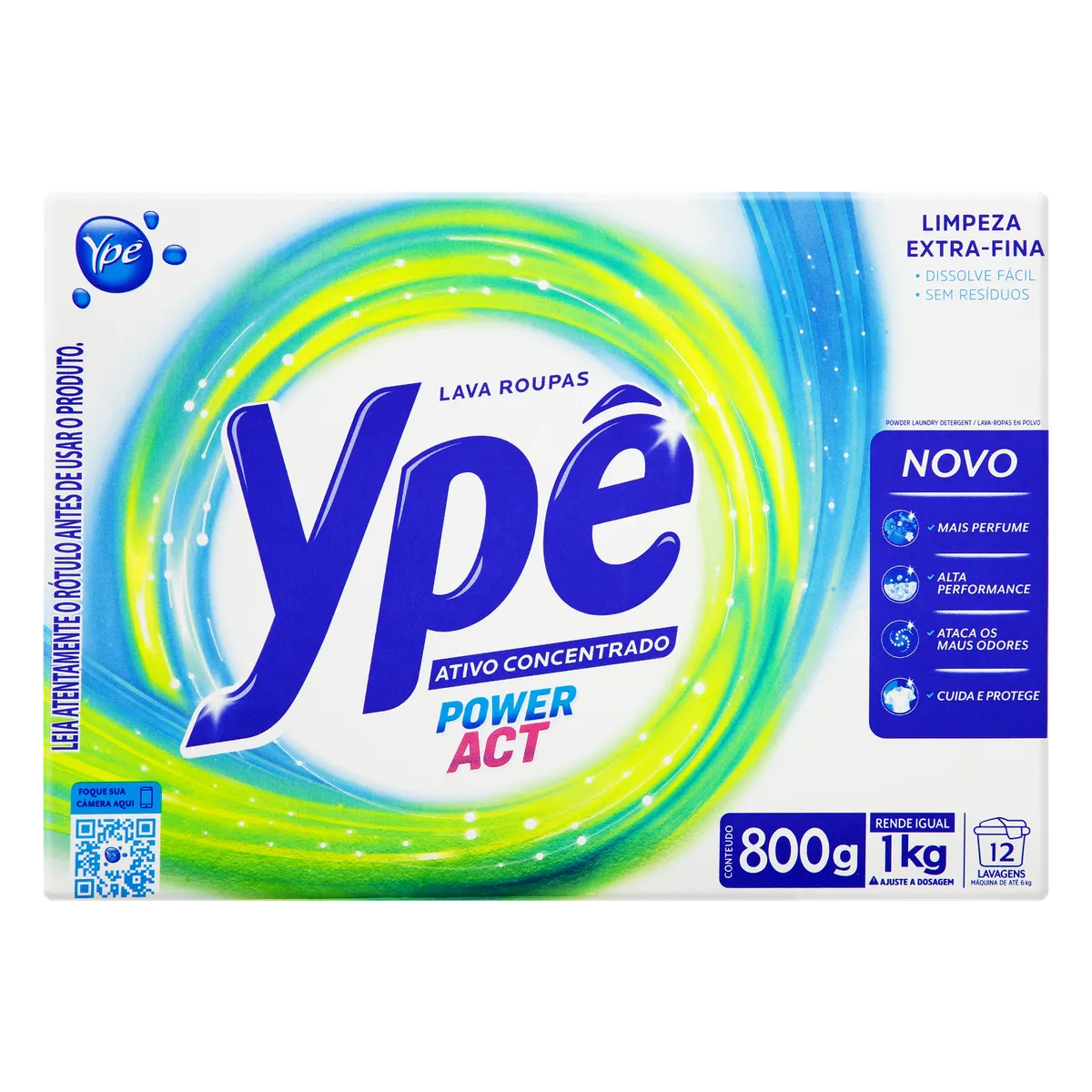 Sabao po Caixa 800gr Ype Power Act