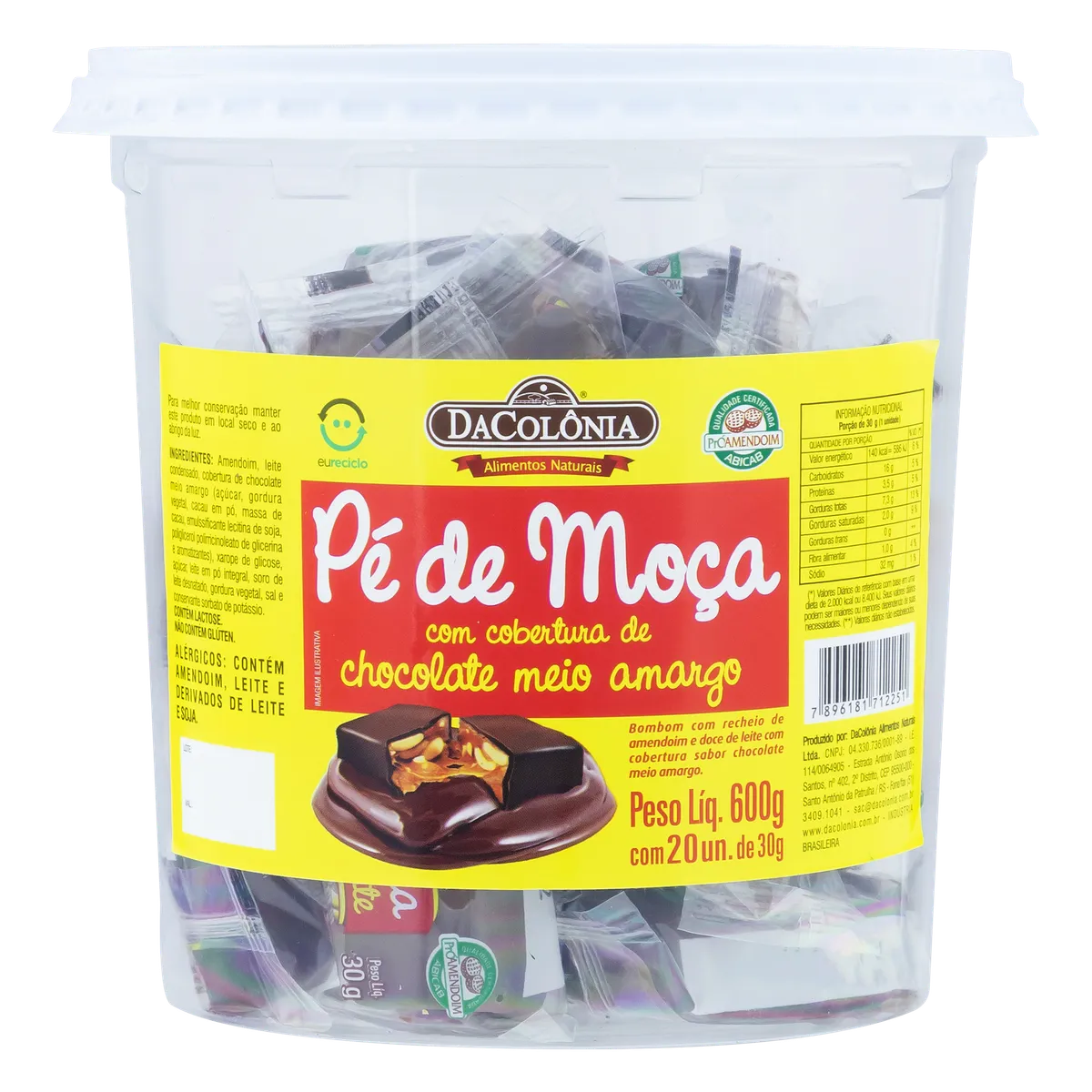 MOCAのおかーたん　さま pe de Moca Dacolonia c Chocolate 600g