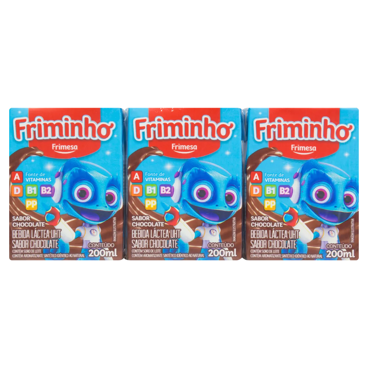 Bebida Láctea UHT Chocolate Frimesa Friminho Caixa 200ml