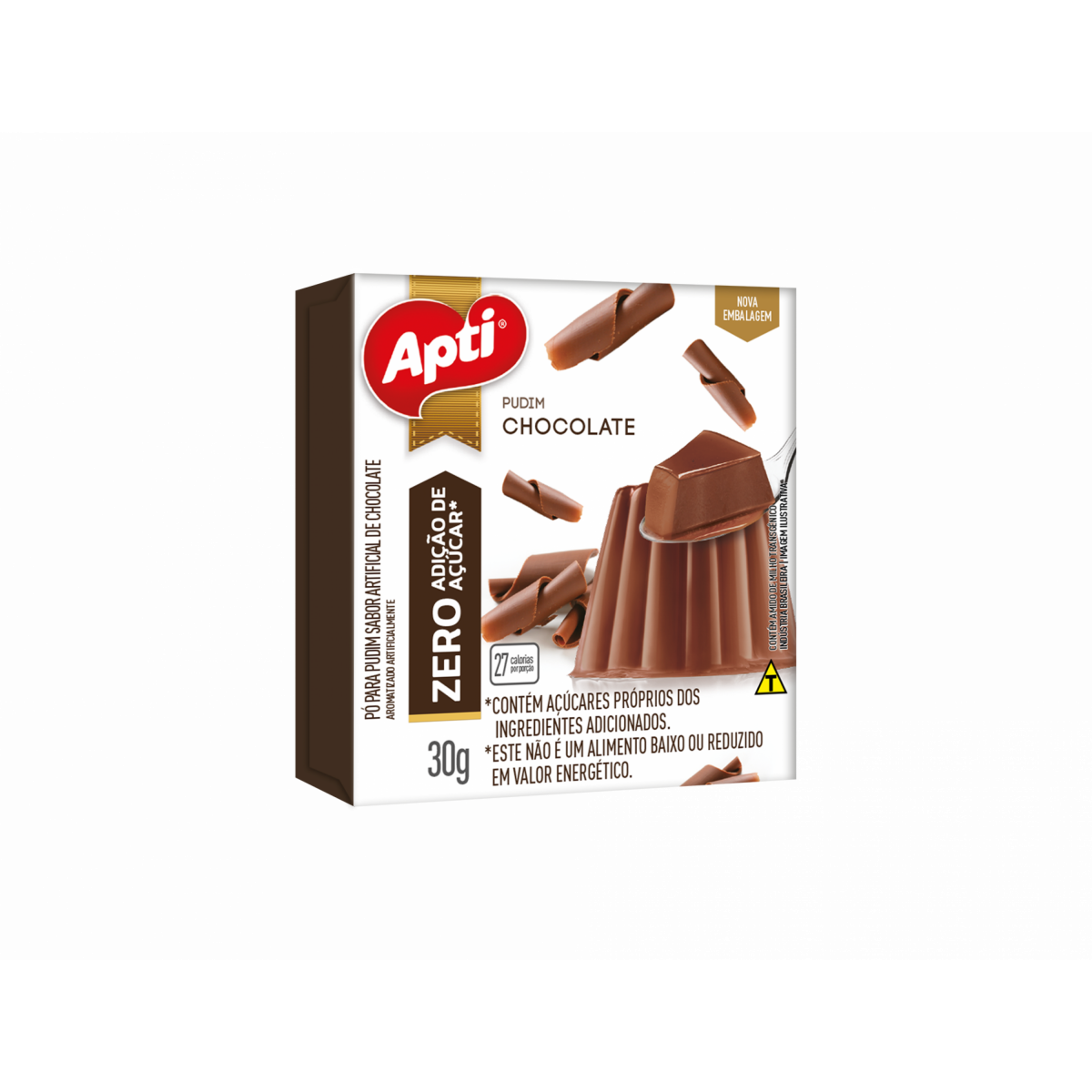 Pó Pudim Apti Zero Chocolate 30g