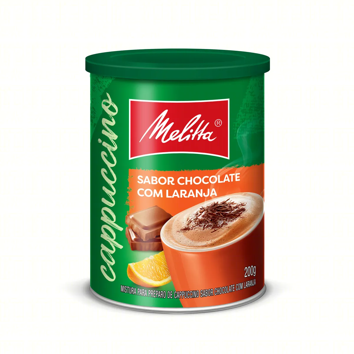 Cafe Melitta Cappuccino Chocolate C/laranja 200g