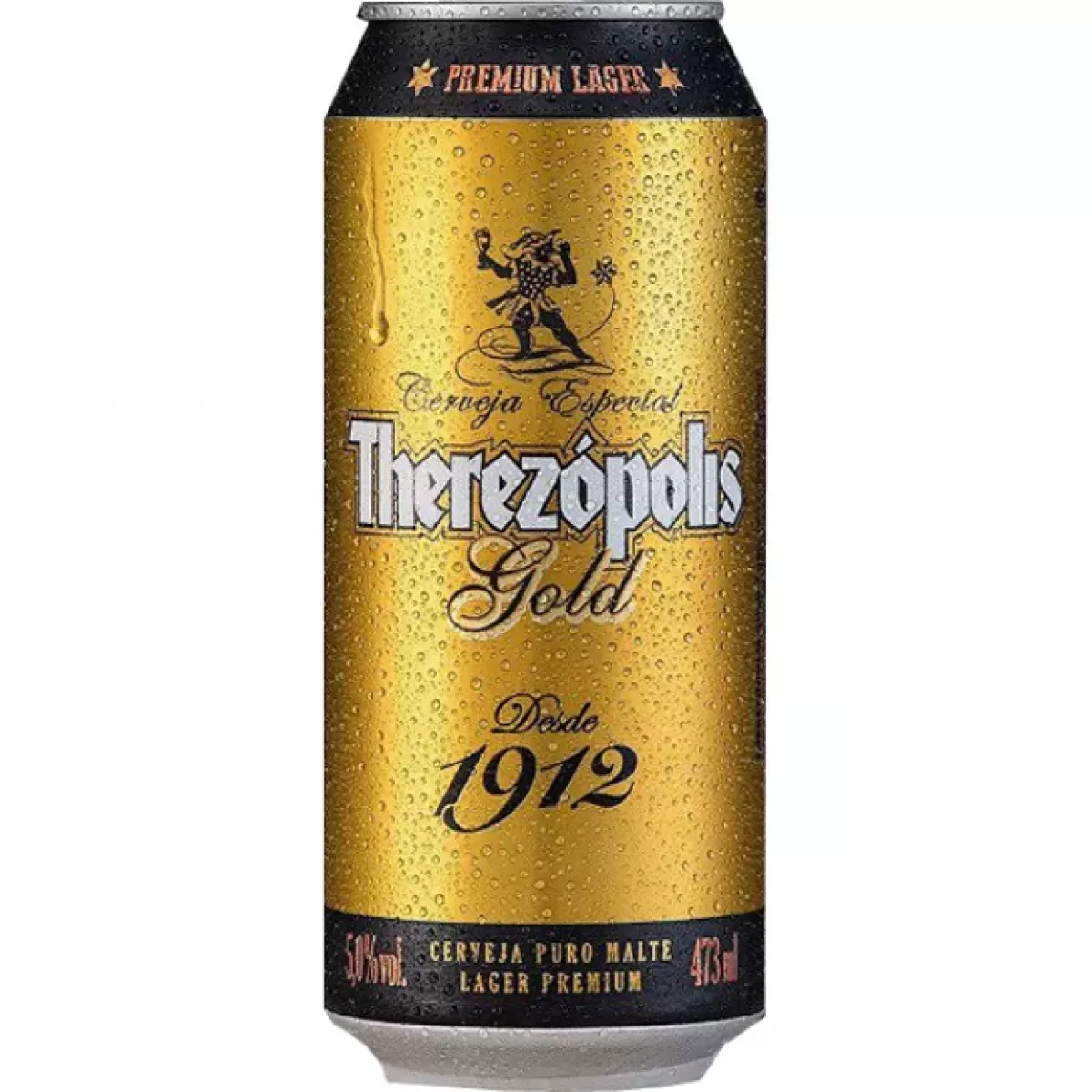 Cerveja Latao 473ml Therezopolis P.malte Gold