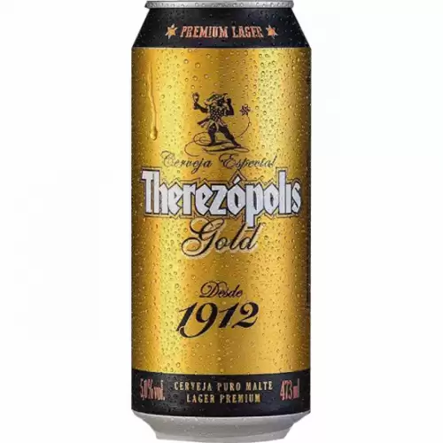 Cerveja Latao 473ml Therezopolis P.malte Gold