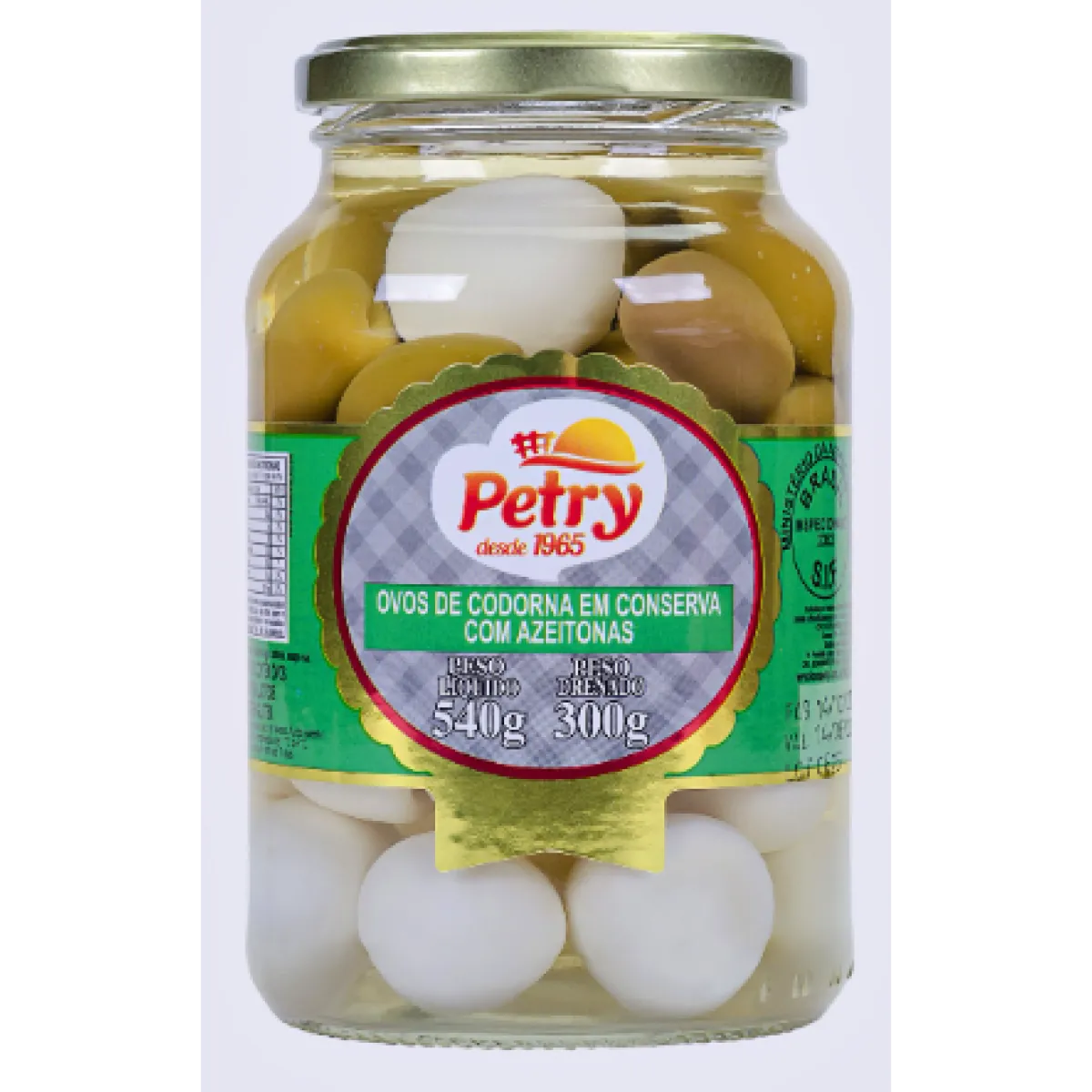 Ovo Codorna c Azeitona Petry vd 300g