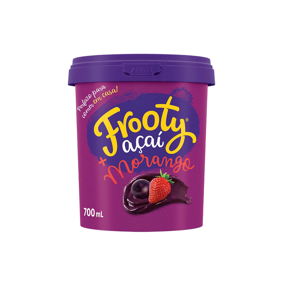 Sorbet Açaí com Morango Frooty Pote 700ml