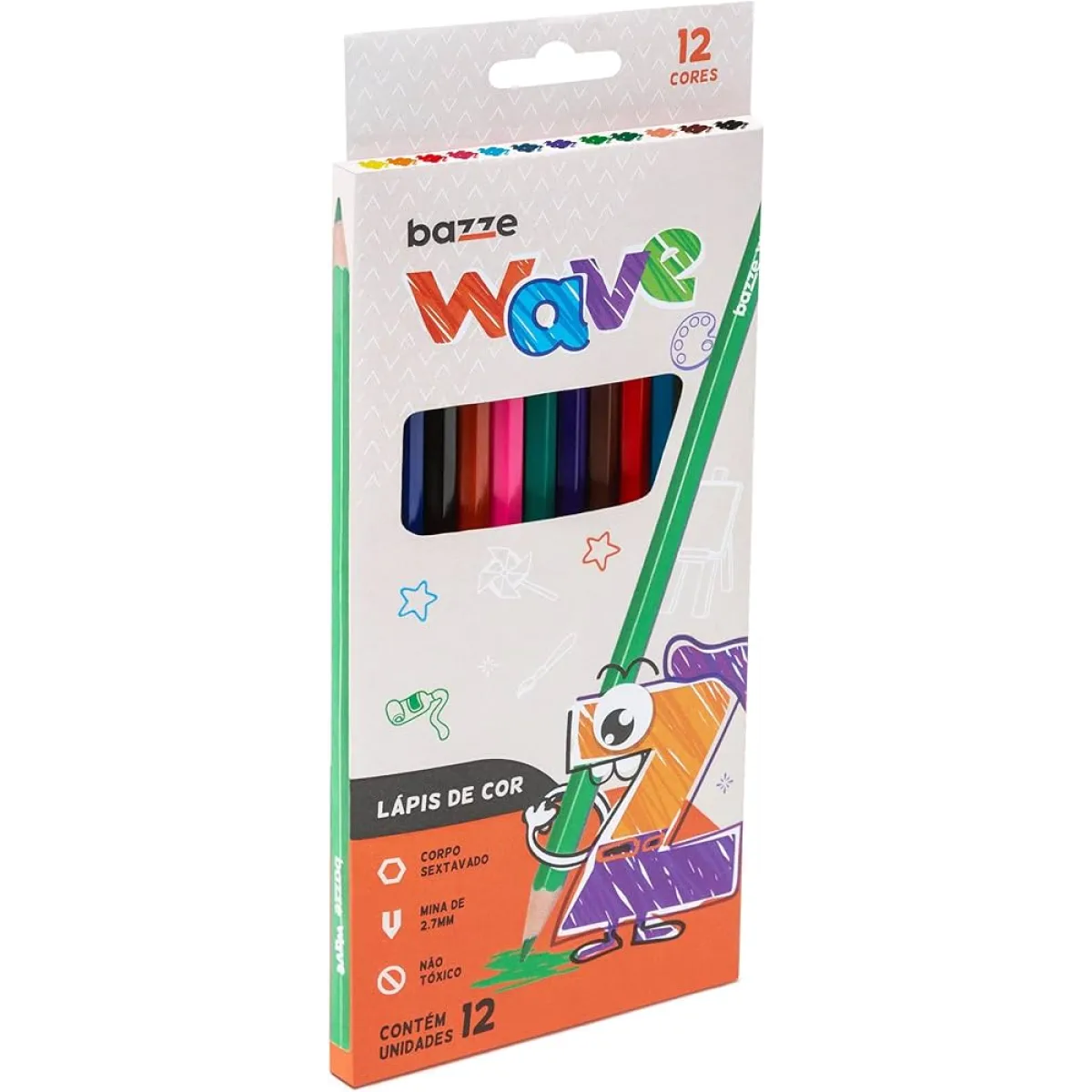 Kit Lapis Cor Tris Bazze Wave c 12