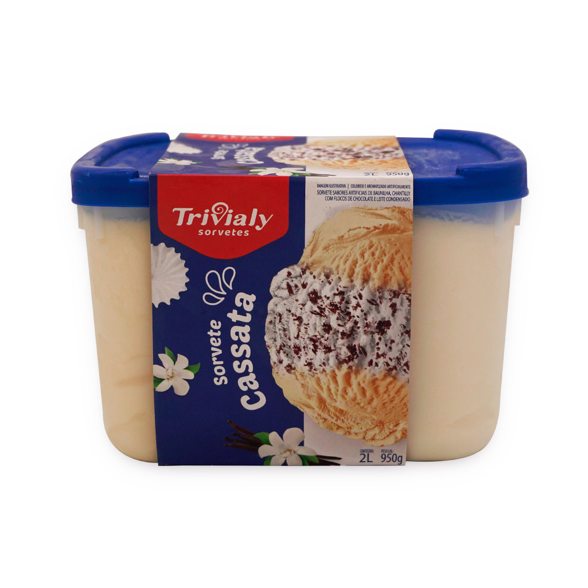 Sorvete Trivialy Cassata 2L