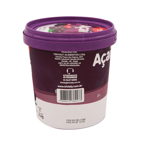 Açaí Trivialy Guaraná 1L