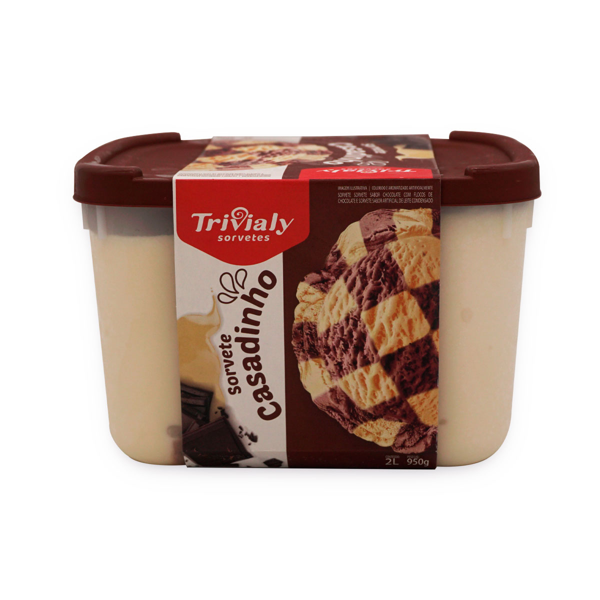 Sorvete Trivialy Casadinho 2L