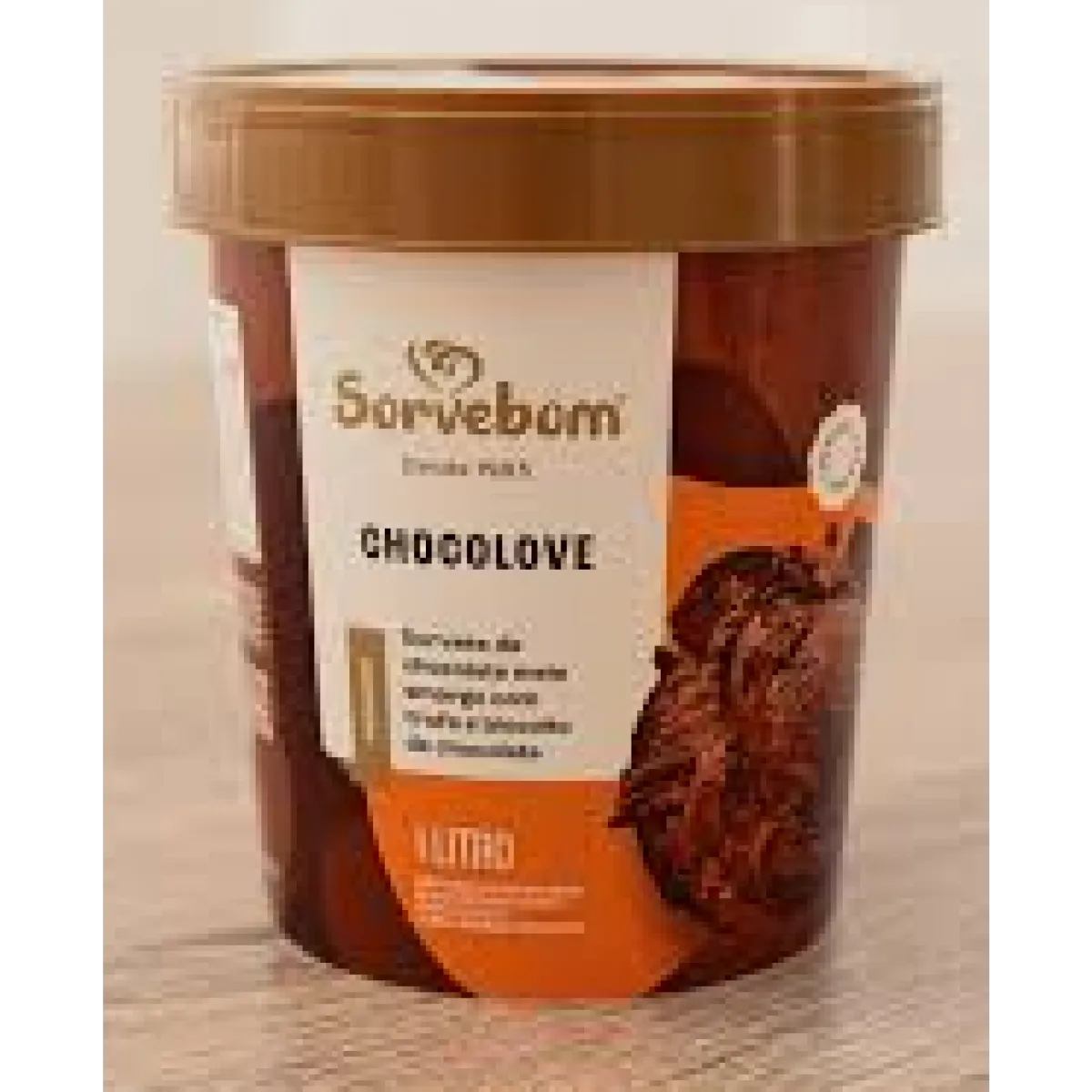 Sorvete Sorvebom Premium Chocolove 1l