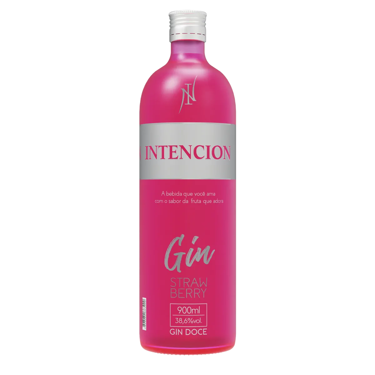 Gin Doce Strawberry Intencion Garrafa 900ml