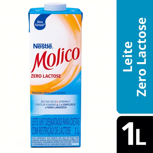 Leite Longa Vida Molico Zero Lactose 1L