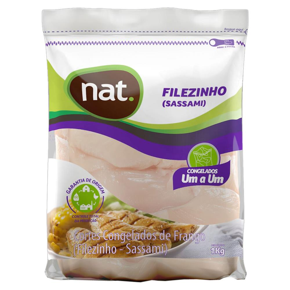 Filezinho Sassami Nat Congelado IQF 1kg