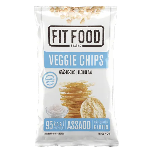 Biscoito Fit Food Veggie Grao Bico Salg.40g Ff53